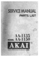Akai AA-1135-1150-Service-Manual